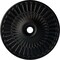 Ekena Millwork Galveston Ceiling Medallion (Fits Canopies up to 4 3/4"), 36 5/8"OD x 3 5/8"ID x 2 3/8"P, Jet Black CM36GLBLF - alternate 1